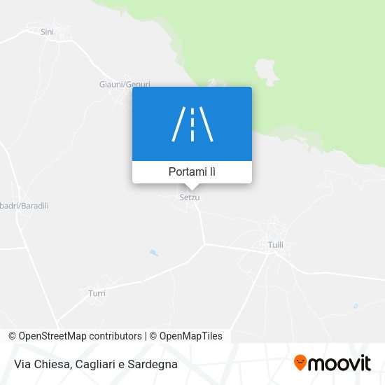 Mappa Via Chiesa