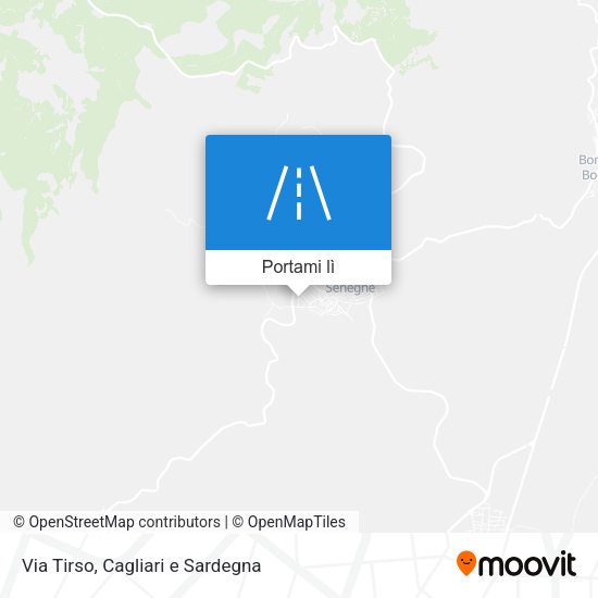Mappa Via Tirso