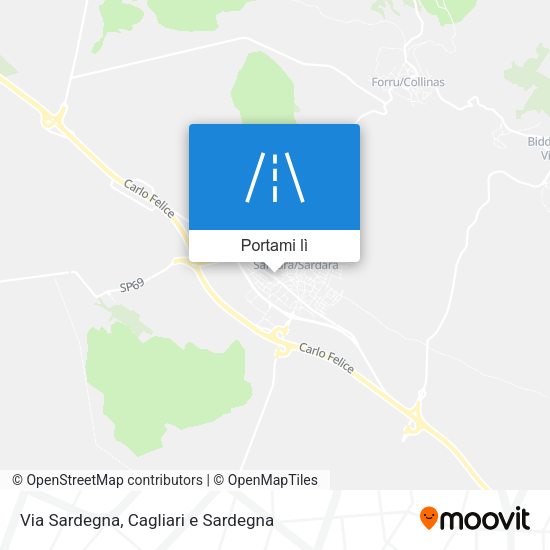 Mappa Via Sardegna