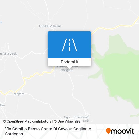Mappa Via Camillo Benso Conte Di Cavour