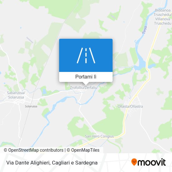 Mappa Via Dante Alighieri