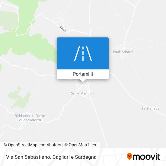 Mappa Via San Sebastiano