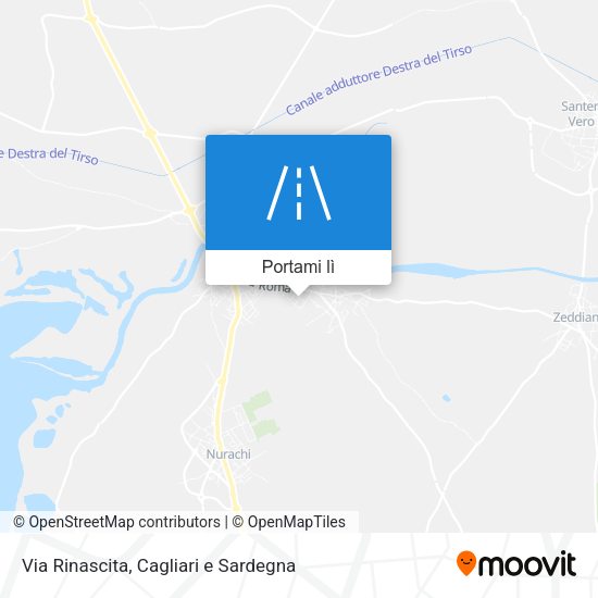 Mappa Via Rinascita