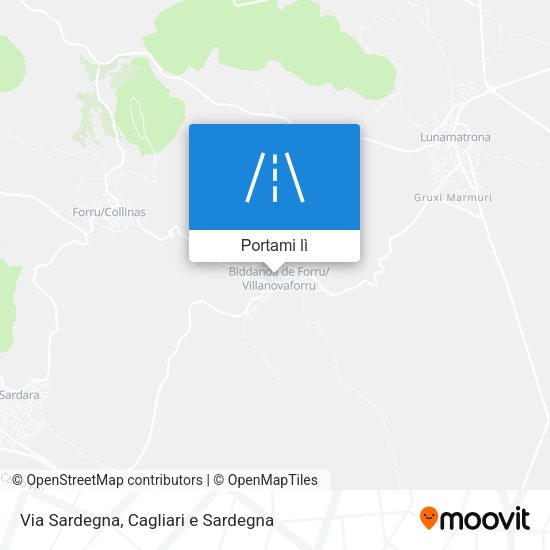 Mappa Via Sardegna