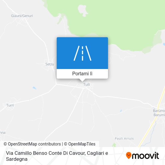 Mappa Via Camillo Benso Conte Di Cavour