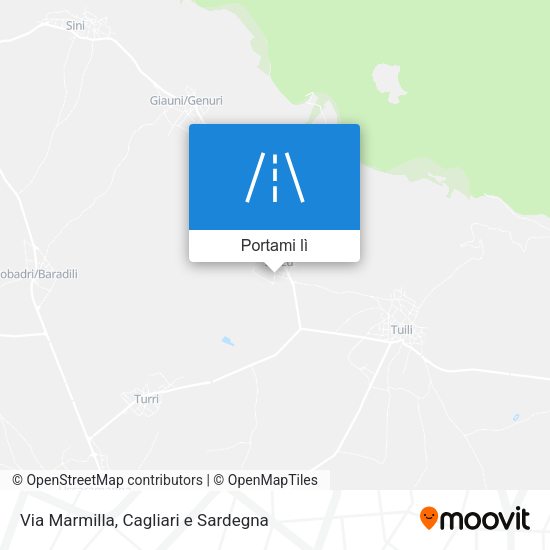 Mappa Via Marmilla