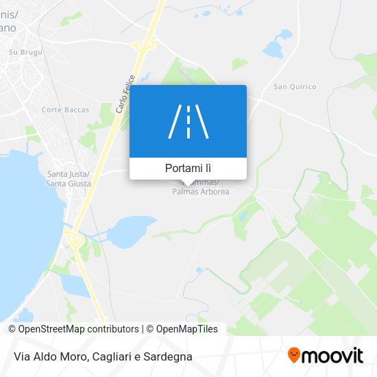 Mappa Via Aldo Moro
