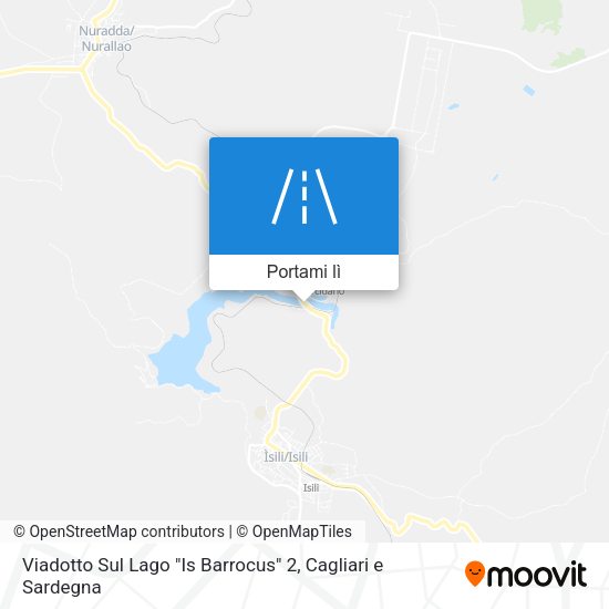 Mappa Viadotto Sul Lago "Is Barrocus" 2