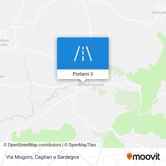 Mappa Via Mogoro