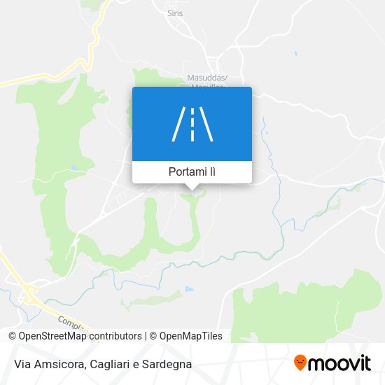 Mappa Via Amsicora