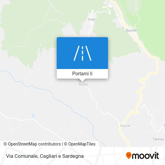 Mappa Via Comunale