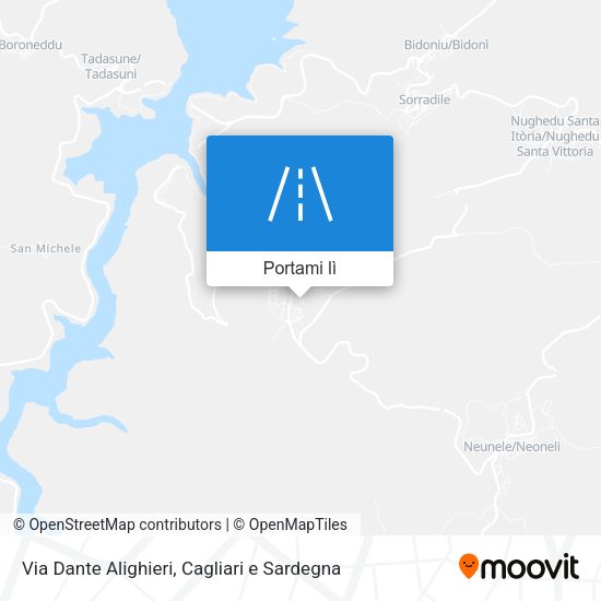 Mappa Via Dante Alighieri