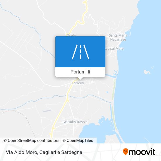 Mappa Via Aldo Moro