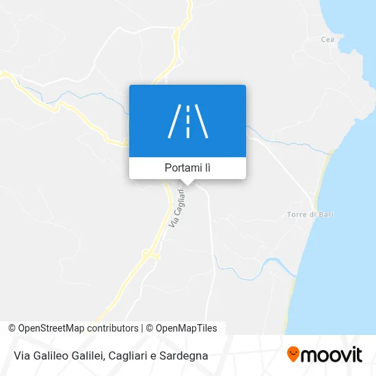 Mappa Via Galileo Galilei