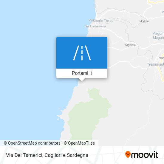 Mappa Via Dei Tamerici