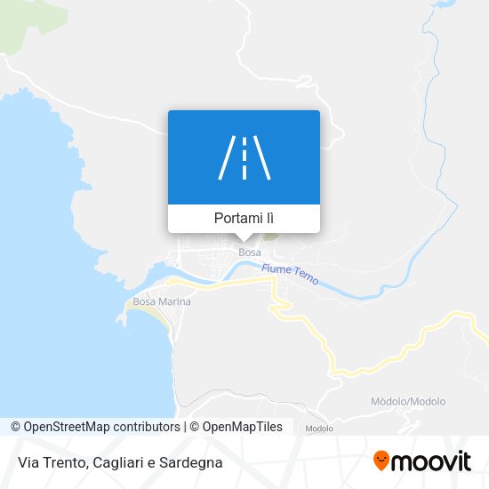 Mappa Via Trento