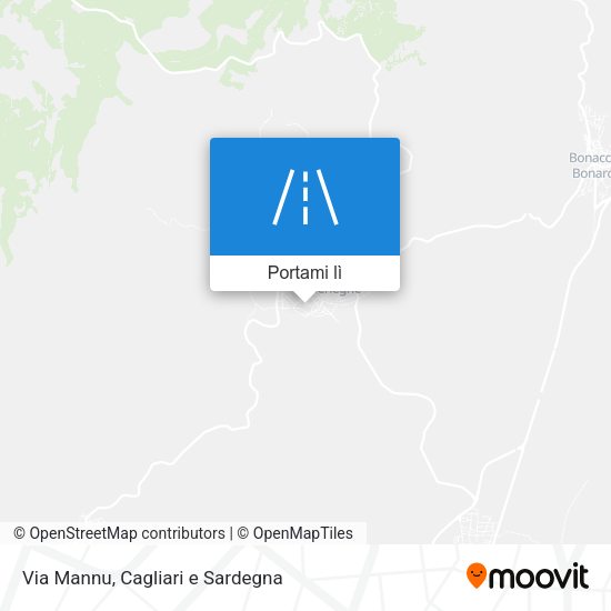 Mappa Via Mannu