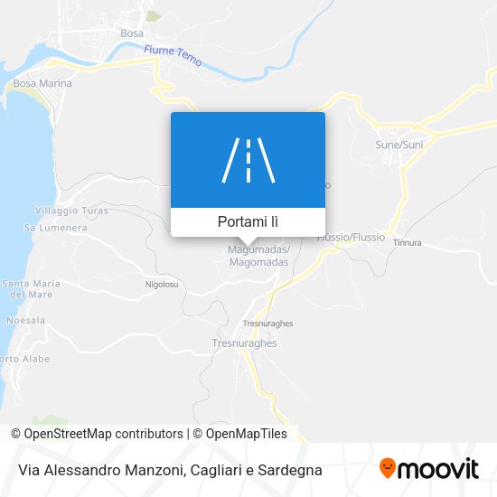 Mappa Via Alessandro Manzoni