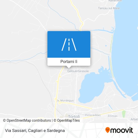 Mappa Via Sassari