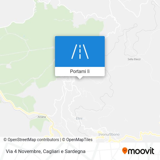 Mappa Via 4 Novembre