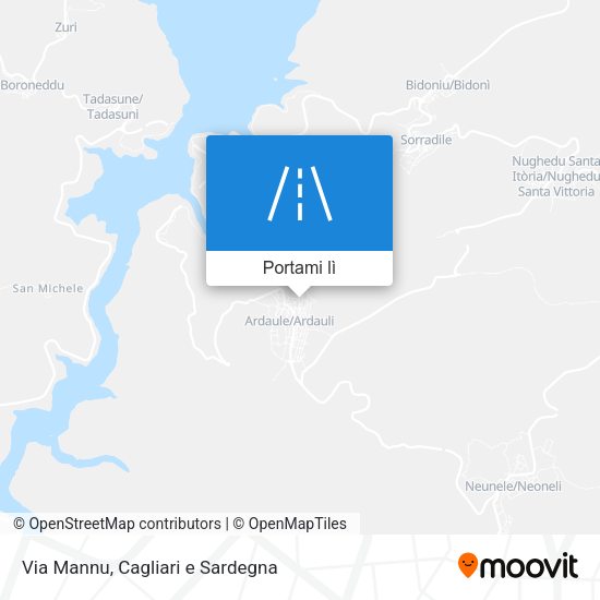 Mappa Via Mannu