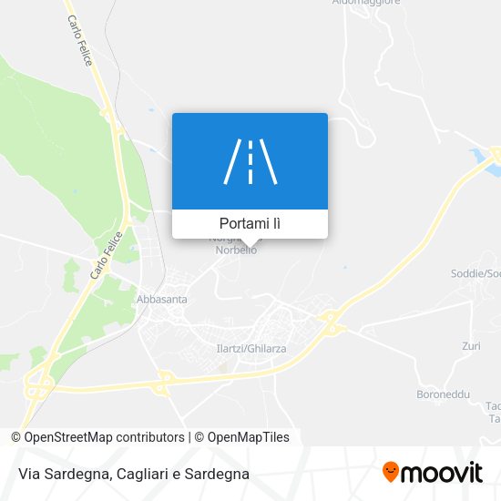 Mappa Via Sardegna