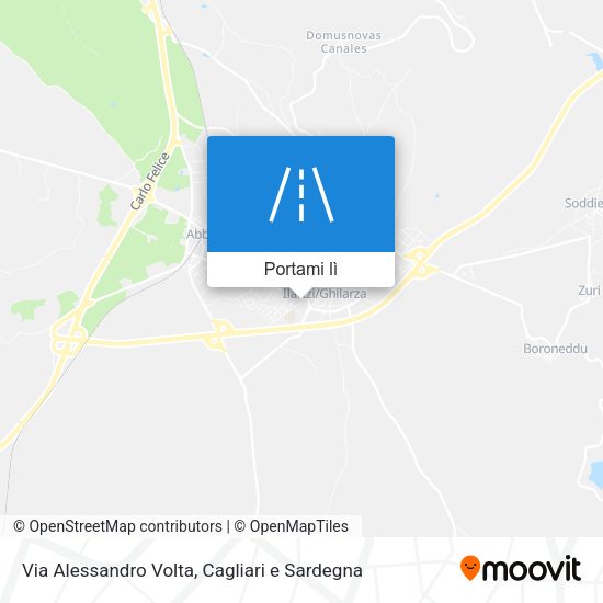 Mappa Via Alessandro Volta