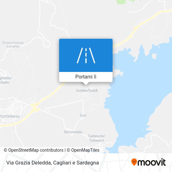 Mappa Via Grazia Deledda