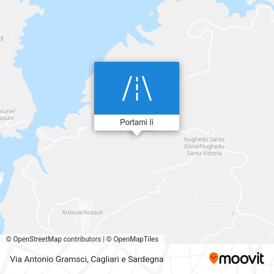 Mappa Via Antonio Gramsci