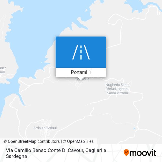 Mappa Via Camillo Benso Conte Di Cavour