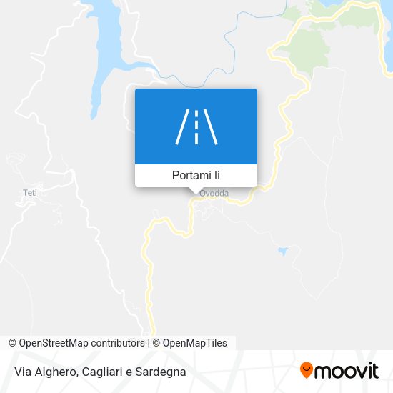 Mappa Via Alghero