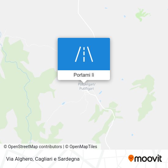 Mappa Via Alghero