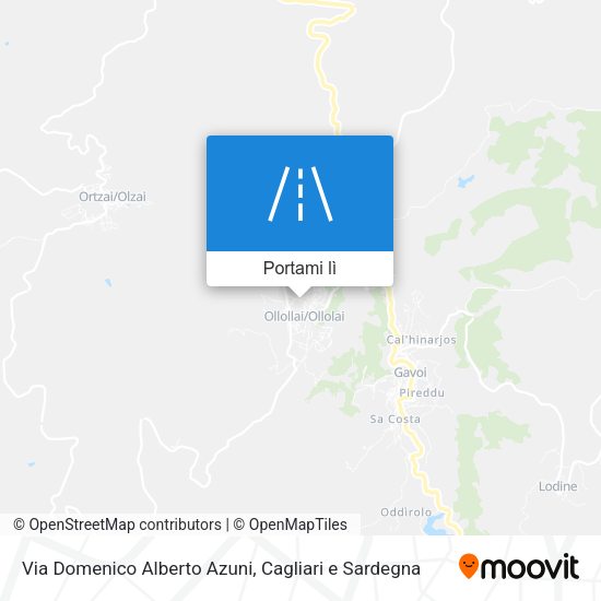 Mappa Via Domenico Alberto Azuni