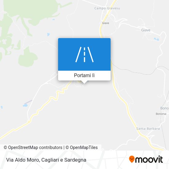 Mappa Via Aldo Moro