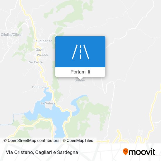 Mappa Via Oristano