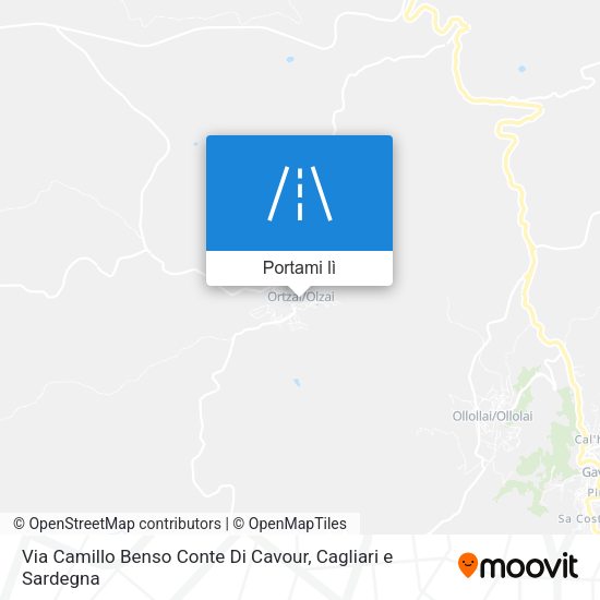 Mappa Via Camillo Benso Conte Di Cavour