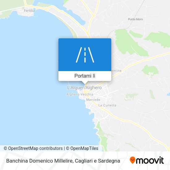 Mappa Banchina Domenico Millelire