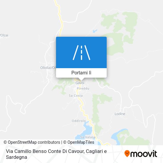 Mappa Via Camillo Benso Conte Di Cavour