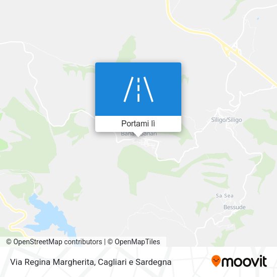 Mappa Via Regina Margherita