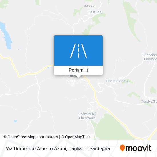 Mappa Via Domenico Alberto Azuni