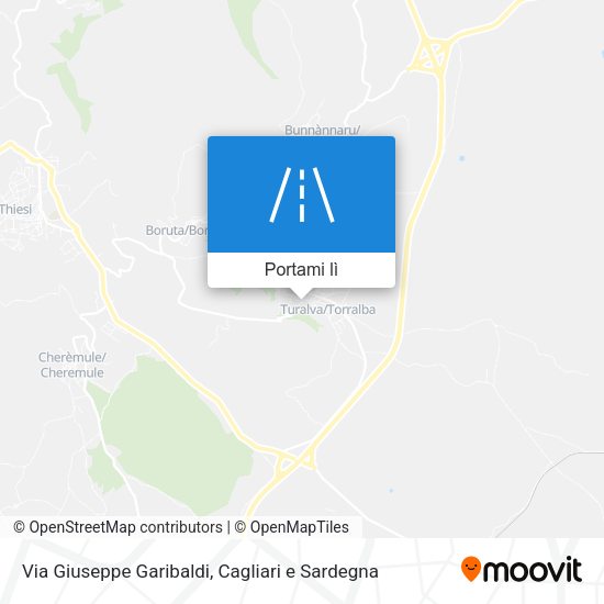 Mappa Via Giuseppe Garibaldi