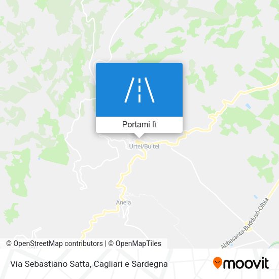 Mappa Via Sebastiano Satta