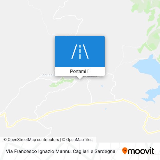 Mappa Via Francesco Ignazio Mannu