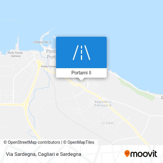 Mappa Via Sardegna