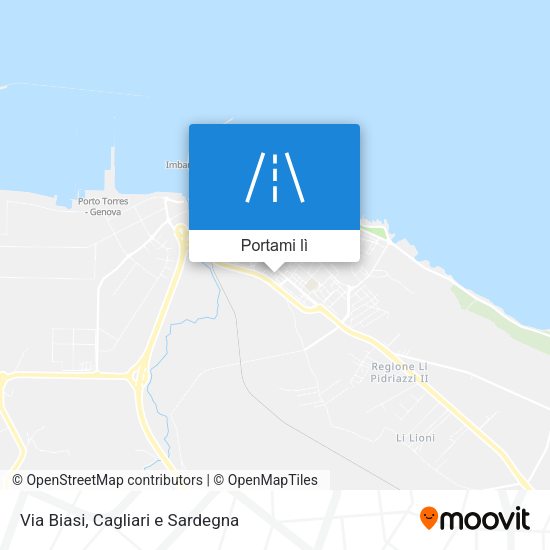 Mappa Via Biasi