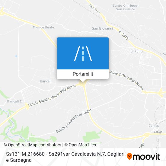 Mappa Ss131 M 216680 - Ss291var Cavalcavia N.7