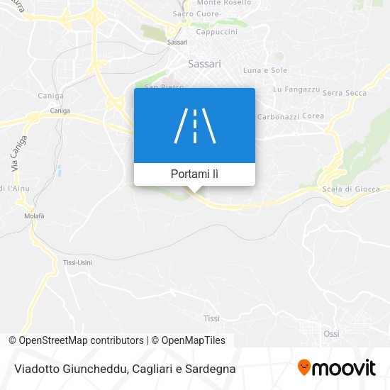 Mappa Viadotto Giuncheddu