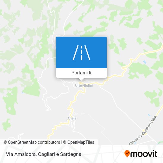 Mappa Via Amsicora