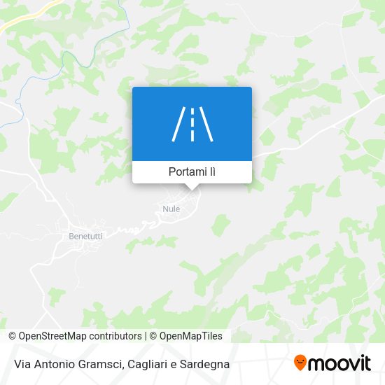 Mappa Via Antonio Gramsci