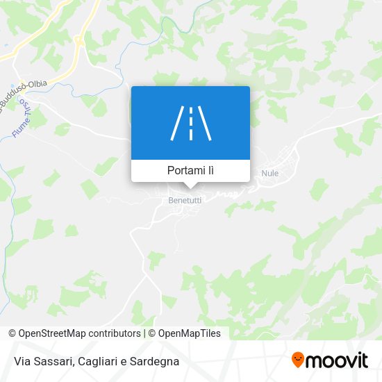 Mappa Via Sassari